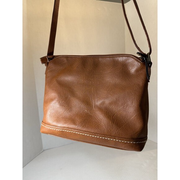B.O.C Born Concepts Shoulder, Satchel Crossbody Handbag W/Adjustable Strap Brown - Picture 2 of 16